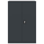 vidaXL Classeur anthracite 90x40x140 cm acier