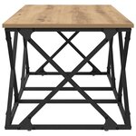 vidaXL Table basse Chêne artisanal 100 x 49 x 40 cm Bois d'ingénierie