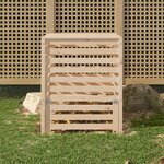 vidaXL Composteur 82 5x82 5x99 5 cm Bois massif de pin