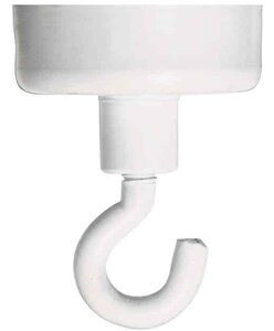 Aimant à crochet Diam 37 mm force adhésive 10 Kg Blanc FRANKEN