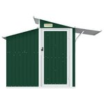 vidaXL Abri de Jardin Vert 270x130x208 5 cm Acier Galvanisé