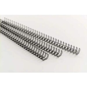 Lot de 100 Peignes métalliques MultiBind format A4 capacité 70 feuilles 8mm noir GBC