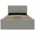 vidaXL Cadre de lit à rangement hydraulique sans matelas 90x200 cm