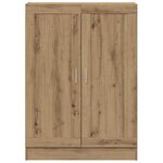 vidaXL Bibliothèque chêne artisanal 82 5x30 5x115 cm bois d'ingénierie