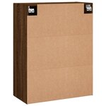vidaXL Armoire murale chêne marron 69 5x34x90 cm