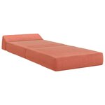 vidaXL Canapé-lit pliable Rouge orange 60 x 70 x 41 cm Tissu