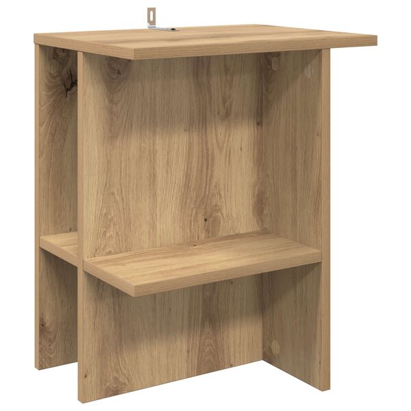 vidaXL Table basse Chêne artisanal 40 x 30 x 49 cm Bois d'ingénierie