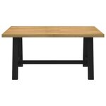 vidaXL Table à manger NOAIN pieds en forme de A 160x90x75cm massif pin
