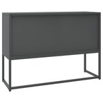 vidaXL Buffet Anthracite 105x35x75 cm Acier