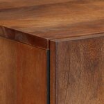 vidaXL Haut-commode Marron 60 x 33.5 x 100 cm Bois de manguier massif