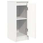 vidaXL Buffet blanc 29 5x34x76 cm bois d'ingénierie