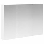 vidaXL Armoire Miroir de Salle de Bain Blanc 100 x 14 5 x 70 cm