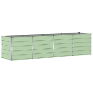 vidaXL Jardinière Vert 240 x 80 x 75 cm Acier