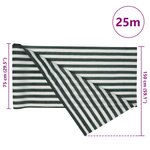 vidaXL Filet brise-vue vert et blanc 1 5x25 m PEHD 150 g/m²