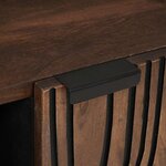 vidaXL Meuble TV Marron 105 x 33 x 46 cm bois de manguier massif