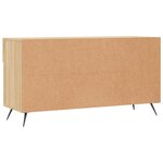 vidaXL Banc à chaussures chêne sonoma 102x35x55 cm bois d'ingénierie