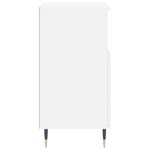 vidaXL Buffets 2 Pièces blanc bois d'ingénierie