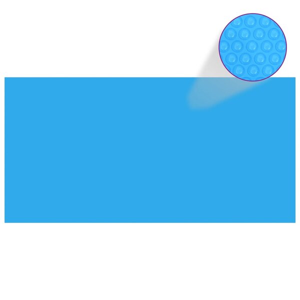 vidaXL Couverture de piscine Bleu 600 x 300 cm PE