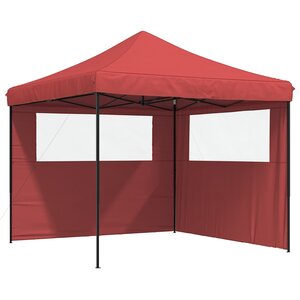 vidaXL Tente de fête 292 x 292 x 315 cm Bordeaux Tissu Oxford