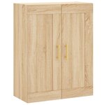 vidaXL Armoire murale chêne sonoma 69 5x34x90 cm bois d'ingénierie