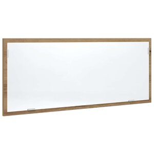 vidaXL Miroir de salle de bain à LED chêne artisanal bois d'ingénierie