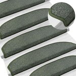 vidaXL Tapis d'escalier auto-adhésifs 15 pièces 80 x 24 5 x 3 5 cm