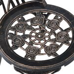 vidaXL Chaises de bistro lot de 2 Bronze Aluminium coulé