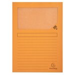 Paquet De 100 Chemises À Fenetre Forever - 22x31cm - Orange - X 4 - Exacompta