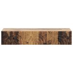 vidaXL Table d'appoint murale Bois ancien 87 5 x 34 5 x 17 cm