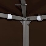 vidaXL Toile supérieure de gazebo 310 g/m² 3x3 m Marron