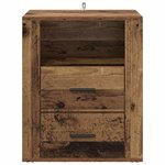 vidaXL Cabinet de chevet Bois ancien 35 x 50 x 60 cm Bois d'ingénierie