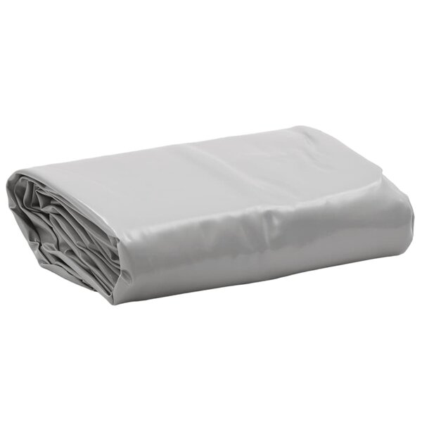 vidaXL Bâche gris Ø 2 m 650 g/m²