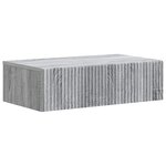 vidaXL Table d'appoint murale 59 x 34 5 x 17 cm Bois d'ingénierie