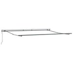 vidaXL Auvent rétractable automatique bordeaux 450x300 cm