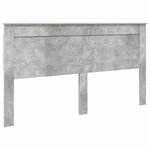 vidaXL Tête de lit Gris béton 200 cm Bois d'ingénierie