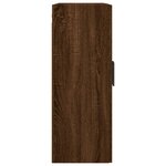 vidaXL Armoire murale chêne marron 69 5x34x90 cm