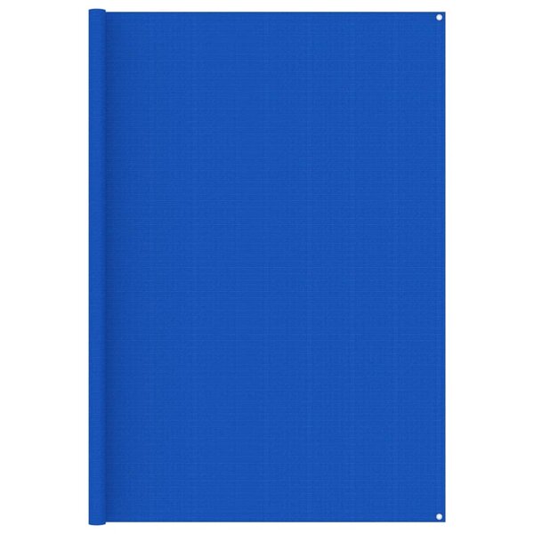 vidaXL Tapis de tente 250x450 cm Bleu