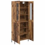 vidaXL Haut Armoire Bois Ancien 69 5 x 34 x 180 cm Bois d'ingénierie