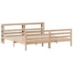 vidaXL Cadre de lit sans matelas 200x200 cm bois massif de pin