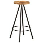 vidaXL Ensemble de bar 7 Pièces bois de manguier massif