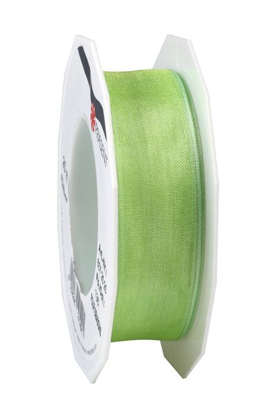 Organza four seasons 25-m-rouleau 25 mm menthe laitonné