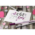 Feutre pinceau pen 68 brush  étui en métal de 25 stabilo