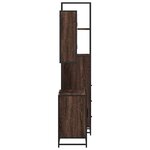 vidaXL Ensemble de meubles de salle de bain 3 Pièces Chêne marron