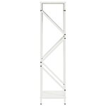 vidaXL Portant de bois chauffage blanc 34x25x100 cm