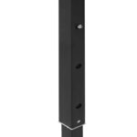vidaXL Tente de réception pliable avec parois Noir 3x6 m
