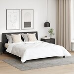 vidaXL Duvet d'hiver avec oreiller 3 Pièces Blanc 200 x 200 cm Microfibre