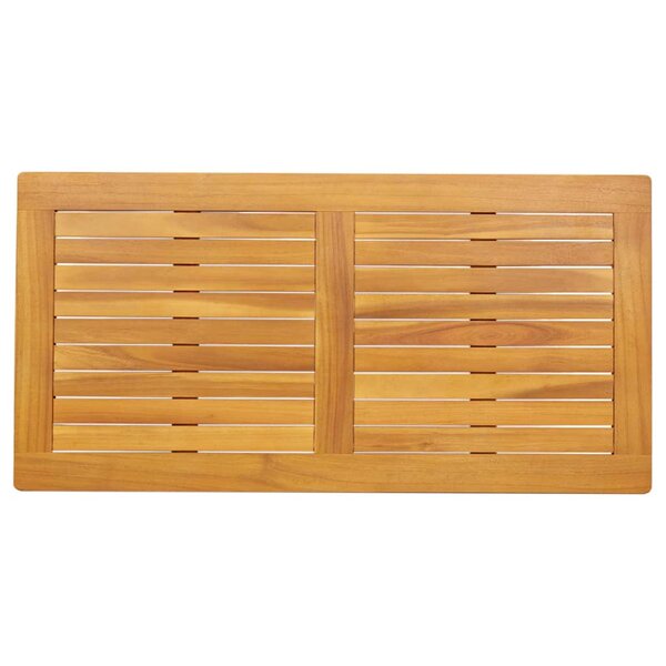 vidaXL Plateau de table Marron 100 x 50 x 2 cm Bois d'acacia massif