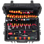 Wiha kit d'outils d'électricien competence xxl ii 115 pièces 42069