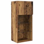 vidaXL Meubles TV muraux 2 Pièces Bois Ancien 40 5 x 30 x 90 cm
