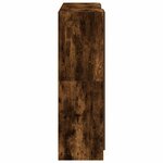 vidaXL Ensemble d'armoires de cuisine 3 Pièces chêne fumé